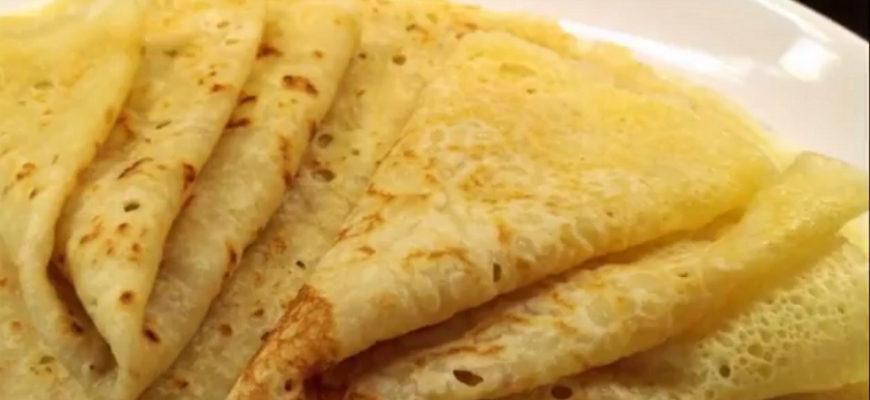 Пісні налисники, рецепт приготування