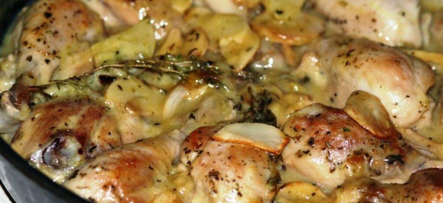 Розкішна запечена курка, рецепт приготування