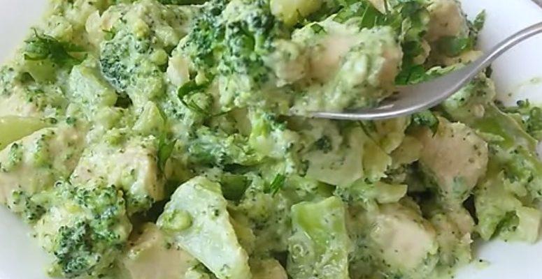 Страва з курячого філе і брокколі рецепт приготування