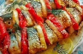 Запечена скумбрія - рецепт