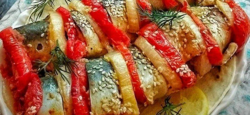 Запечена скумбрія - рецепт