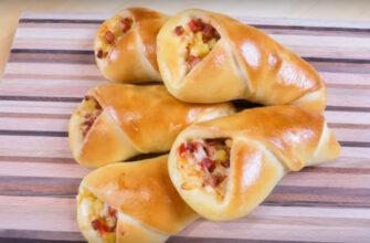 Булочки-кишеньки, рецепт приготування