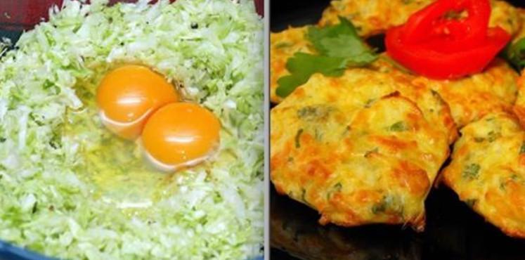 Капустяні оладки, рецепт приготування