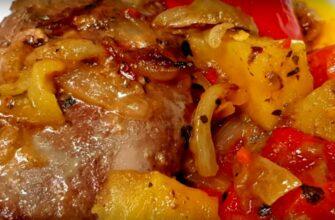 Печінка з яблуками, рецепт приготування