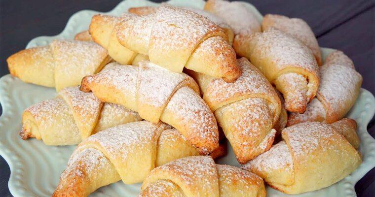 Сирні рогалики, рецепт приготування