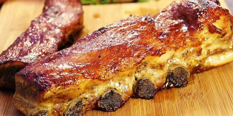 Запікання свинячих реберць, рецепт приготування