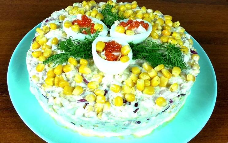 Hotovyi-salat-Nizhnist Приголомшливий салат »Ніжність» з пекінською капустою