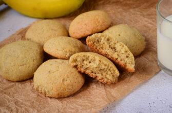 Пісне бананове печиво - рецепт приготування