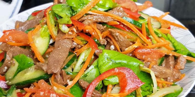М'ясний салат по-корейськи - рецепт приготування