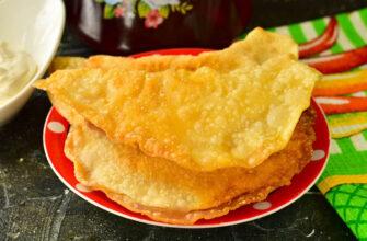 Чебуреки з сиром - рецепт приготування