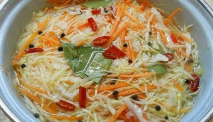 Гостра капуста - рецепт закуски