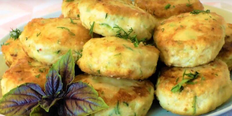 Курячі котлетки з кабачком - рецепт приготування