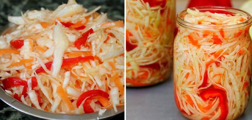 Маринована капуста «Вогник» - рецепт приготування