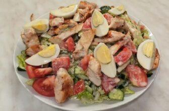 Салат з пекінської капусти і куркою - рецепт приготування