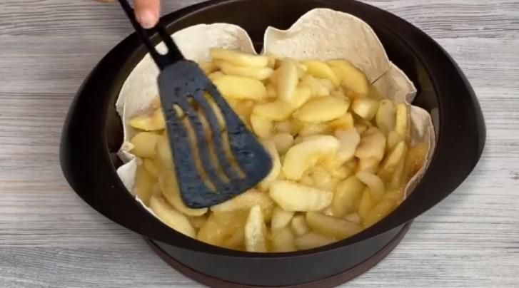 4-4 Смак як у справжнього штруделя! Яблучний пиріг з тонкого лаваша, і зовсім небагато калорій