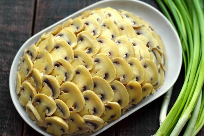 2-9 Салат Ананас з грибами