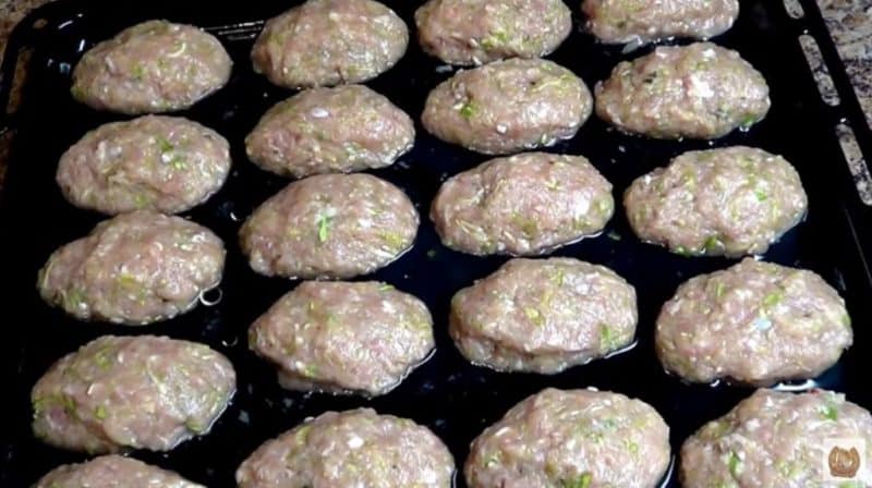 3-54 Котлети з кабачками в духовці. Простий і покроковий рецепт