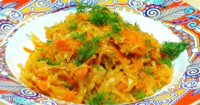 1-54 Як тушкувати капусту, щоб смачно було. Покроковий рецепт без м'яса