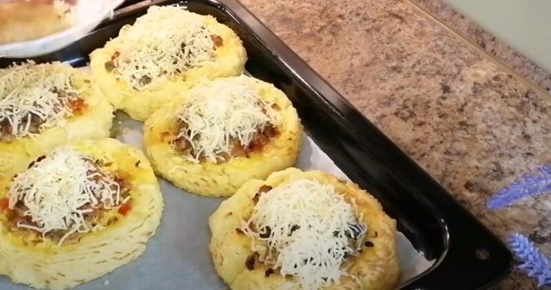 44 Ефектна гаряча страва. Картопляні гнізда зі смачною начинкою