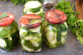 Мариновані кабачки на зиму як огірки